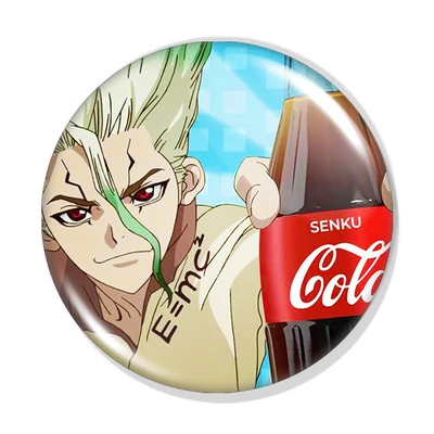 Dr Stone kitűző 5