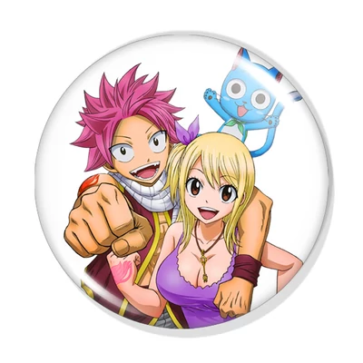 Fairy Tail Natsu & Lucy kitűző 5