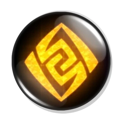 Genshin Impact kitűző 18 Geo