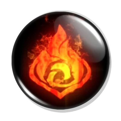 Genshin Impact kitűző 14 Pyro