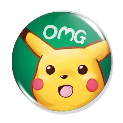 OMG! Pikachu kitűző