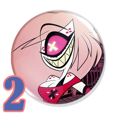 Sir Pentious és Cherri Bomb kitűzők