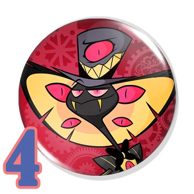 Sir Pentious és Cherri Bomb kitűzők