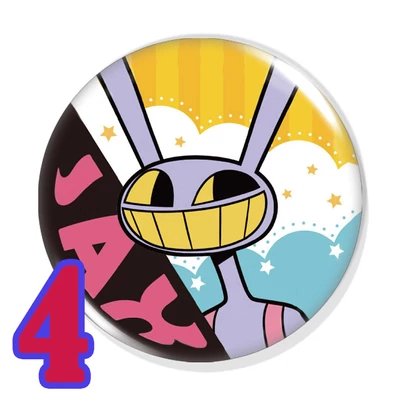 A Csodálatos Digitális Cirkusz kitűzők