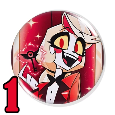 Charlie és Vaggie kitűzők