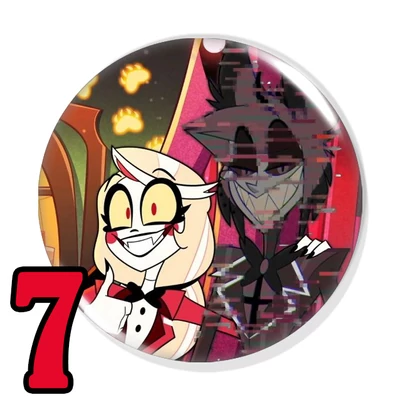 Charlie és Vaggie kitűzők