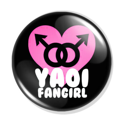 Yaoi fangirl kitűző 1