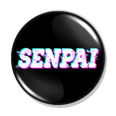 Senpai kitűző 