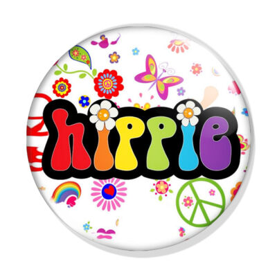 Hippie kitűző