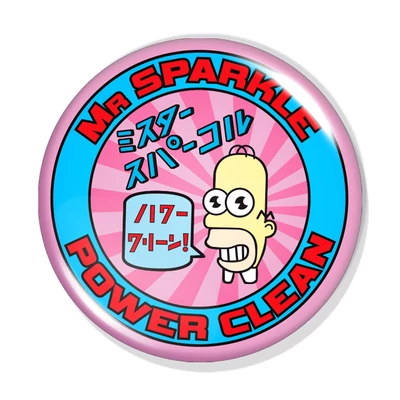 Mr. Sparkle kitűző