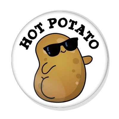 Hot Potato kitűző