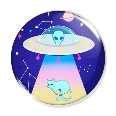 Ufo cica kitűző