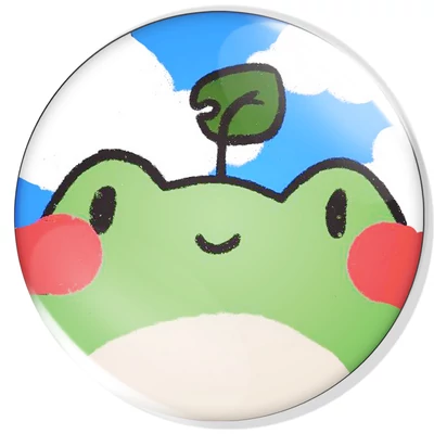 Béka 2 kitűző