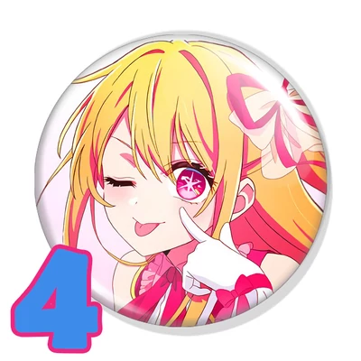 Oshi no Ko kitűzők