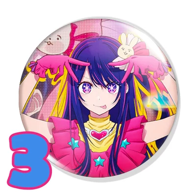 Oshi no Ko kitűzők