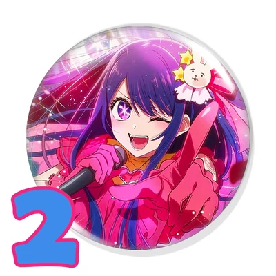 Oshi no Ko kitűzők