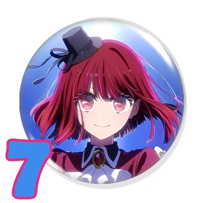 Oshi no Ko kitűzők