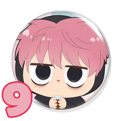 Tamon-kun Ima Docchi!? kitűzők