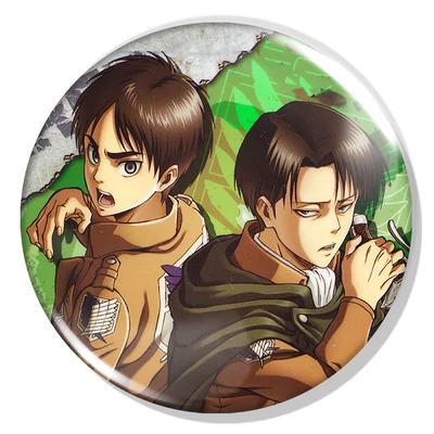 Levi és Eren kitűző