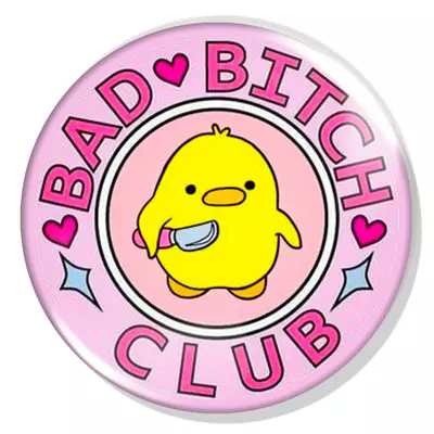 Bad Bitch Club XL kitűző