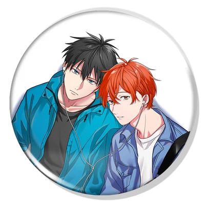 Mafuyu és Ritsuka kitűző