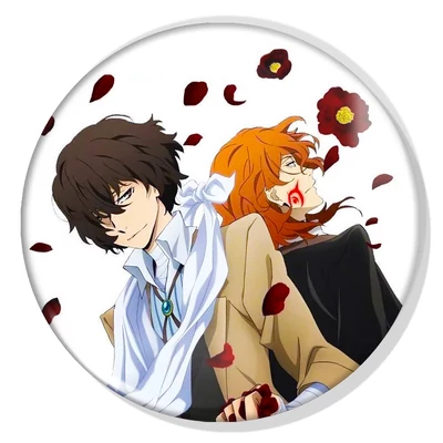 Dazai és Chuuya kitűző