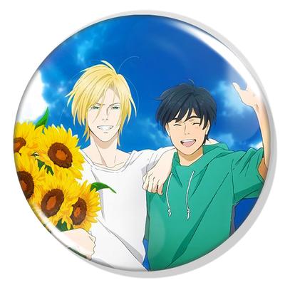 Ash és Eiji XL kitűző
