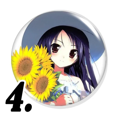 Kuroyukihime kitűzők