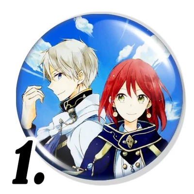 Shirayuki-hime kitűzők