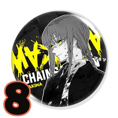 Chainsaw man kitűzők