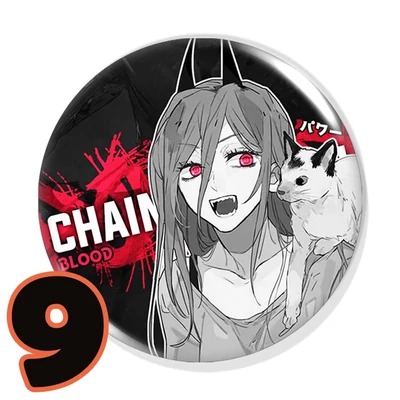 Chainsaw man kitűzők