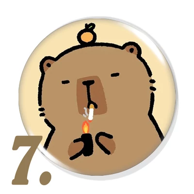 Vízidisznó kitűzők