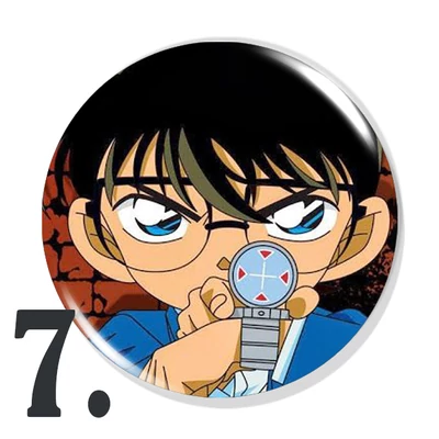 Conan, a detektív kitűzők