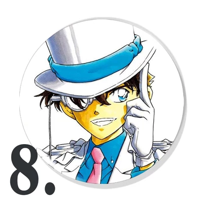 Conan, a detektív kitűzők