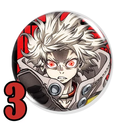 Gachiakuta kitűzők