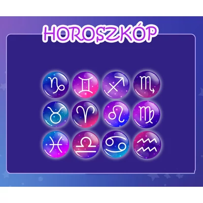 Horoszkópos kitűzők