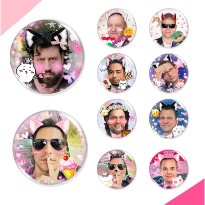 Cuki politikus kitűzők – vicces ajándék