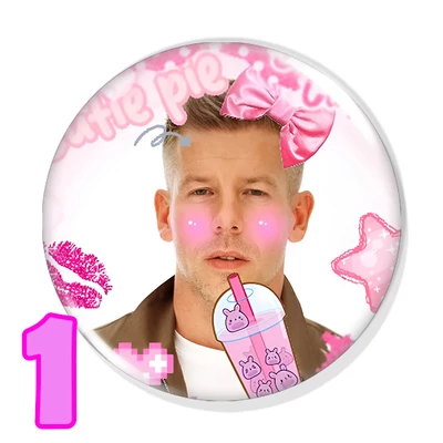 Kawaii politikus kitűzők