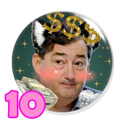 Kawaii politikus kitűzők (2. változat)