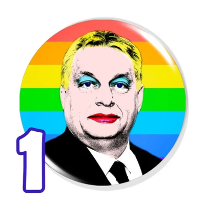 Vicces politikus kitűzők