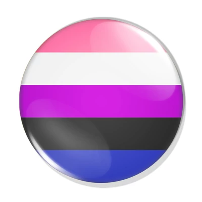 Genderfluid kitűző