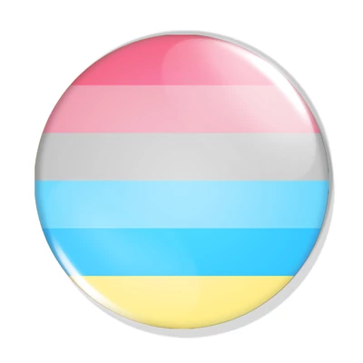 Genderflux kitűző