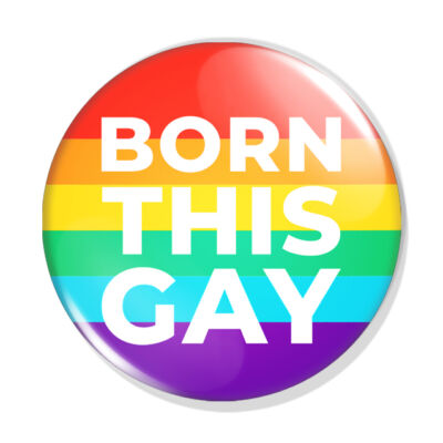 Born this gay kitűző
