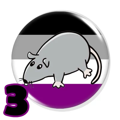 Pride patkányka kitűzők