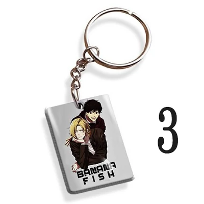 Banana Fish kulcstartó válaszható mintával