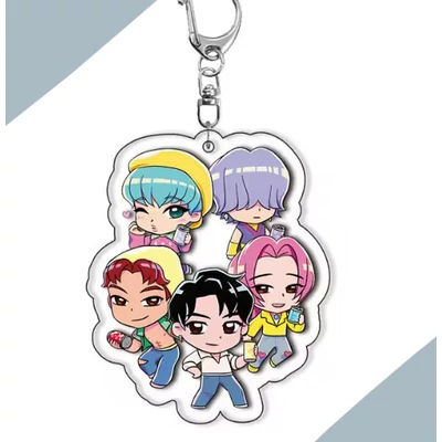 Kpop Demon Hunters kulcstartó – animés ajándék