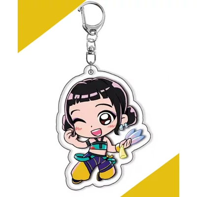 Kpop Demon Hunters kulcstartó – animés ajándék