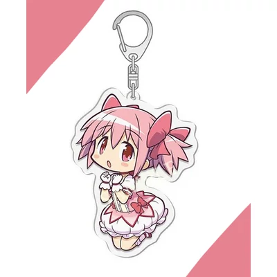 Madoka kulcstartó – Madoka Magica anime karakteres kulcstartó