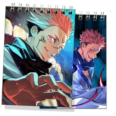 ÚJ! jujutsu Kaisen mintás Notesz A6