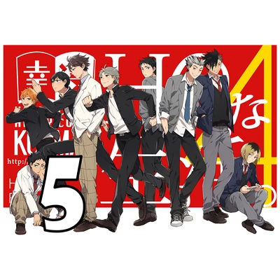 Haikyuu poszterek 10 féle